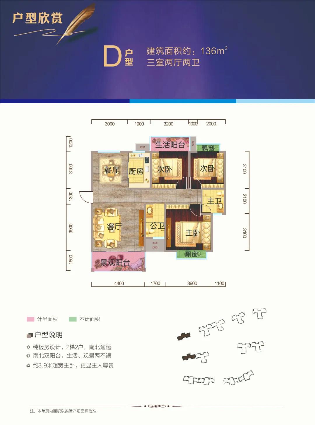 D户型 
